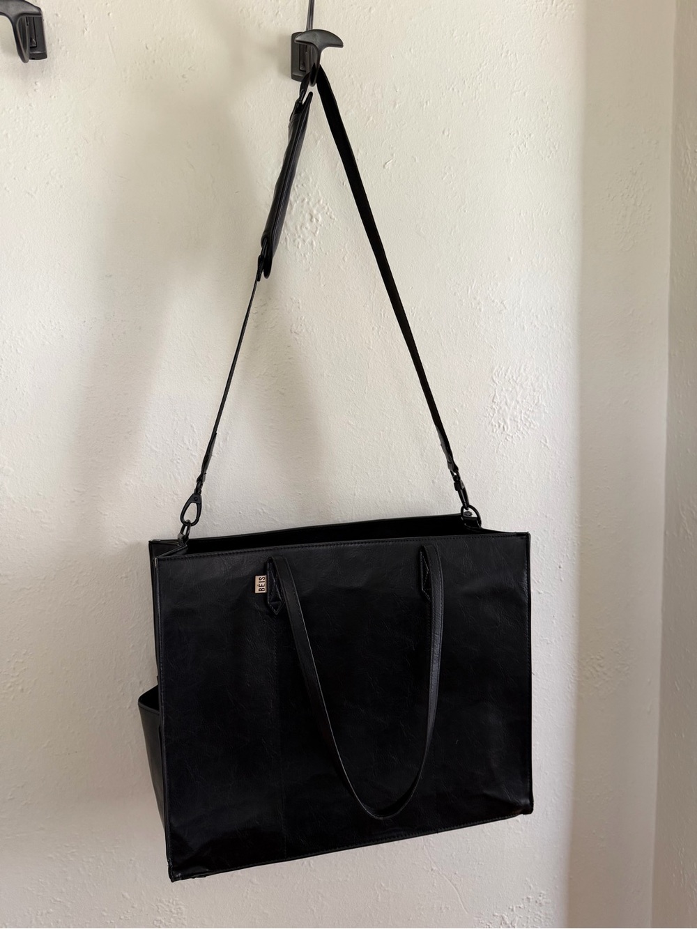 BEIS Large Work Tote in Black - Picture 5 of 15